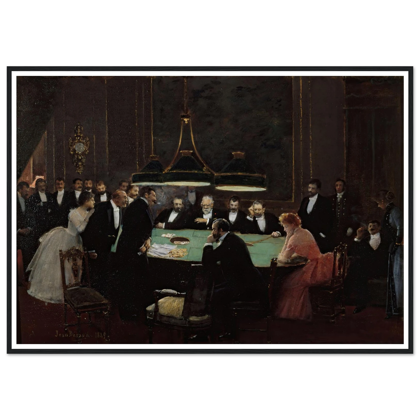 La salle de jeu (1889) Art Print | Jean Beraud-Quipham Collections