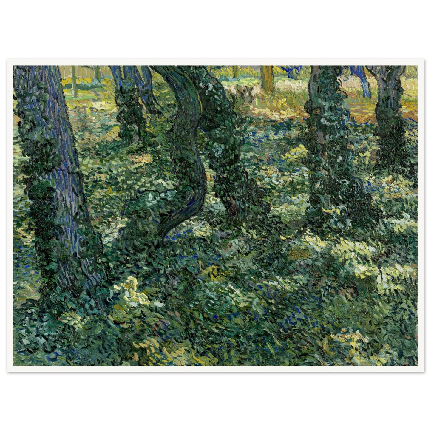 Undergrowth Art Print | Vincent van Gogh-Quipham Collections