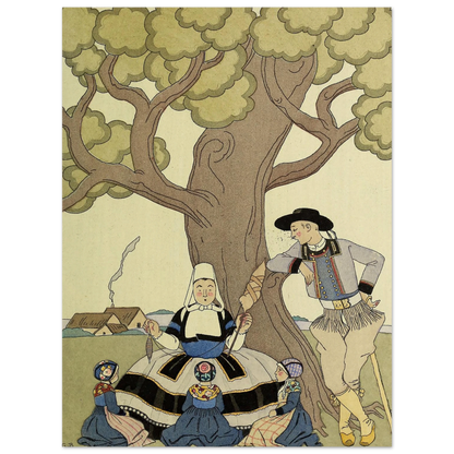 Falbalas et fanfreluches, Il était une fois (1925) Art Print | George Barbier-Quipham Collections