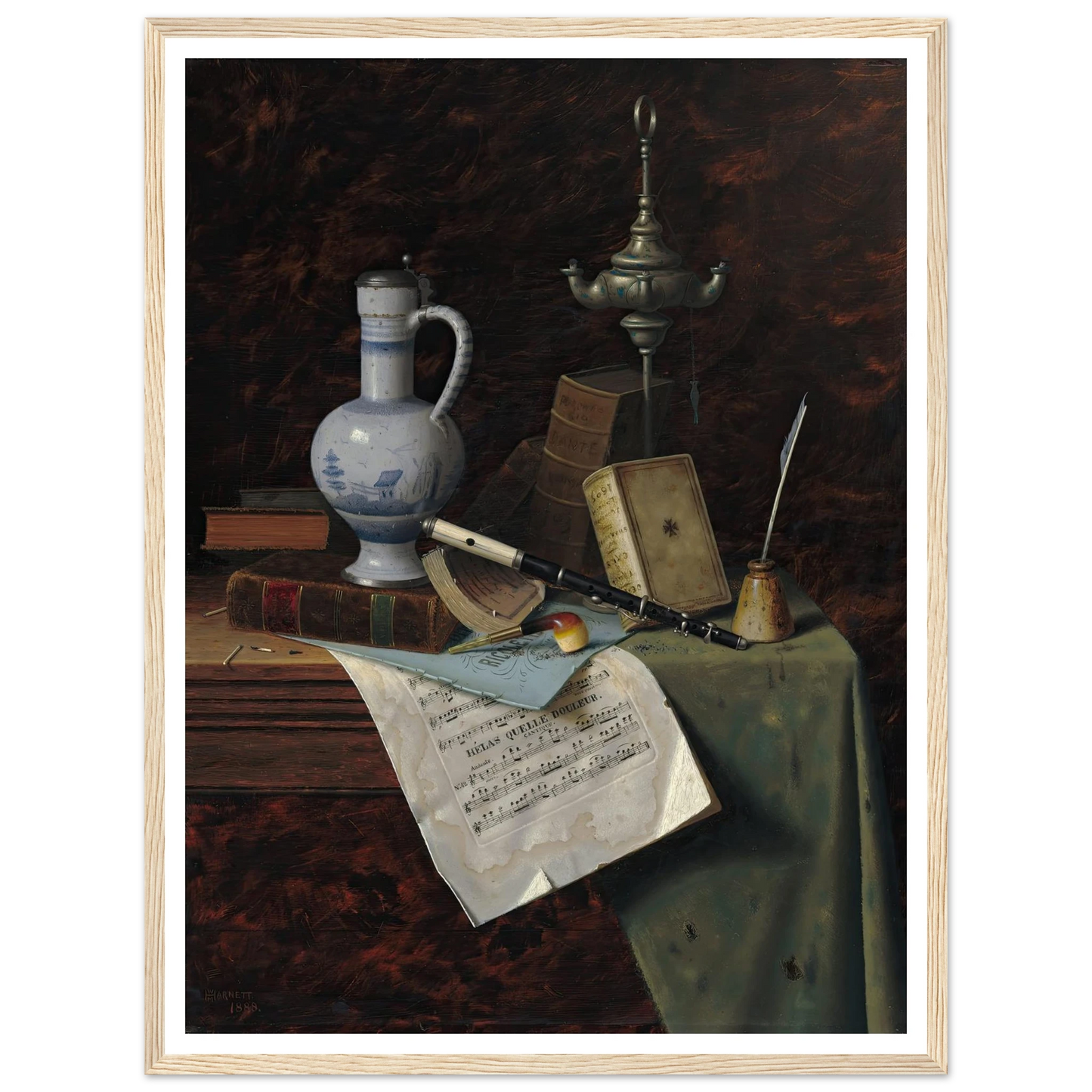 My Gems (1888) Art Print | William Michael Harnett-Quipham Collections