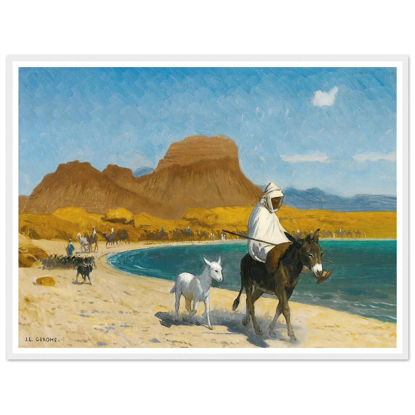 Golfe D’Akaba Art Print | Jean Leon Gerome-Quipham Collections