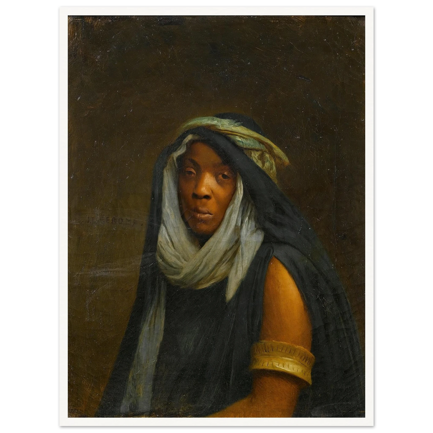 The black servant girl Art Print | Jean Leon Gerome-Quipham Collections