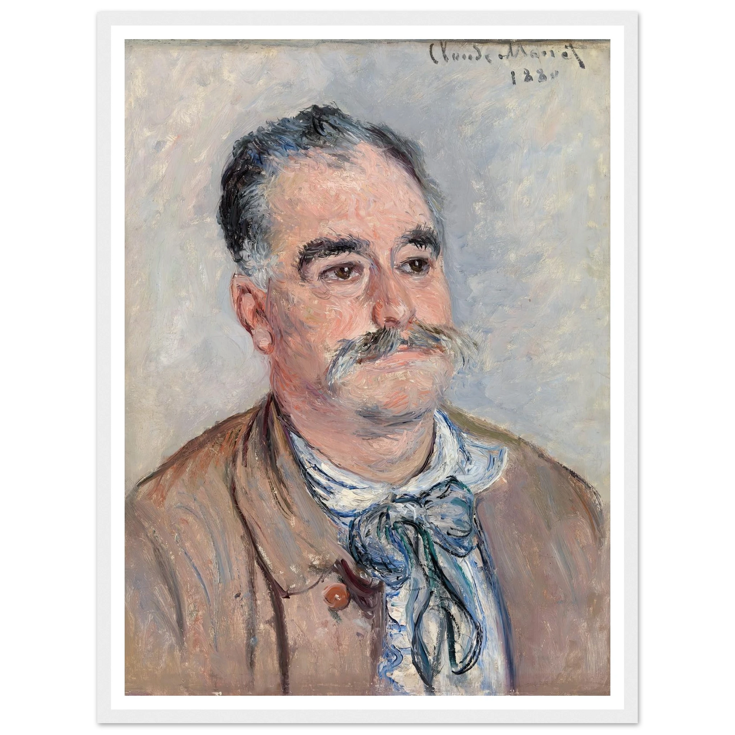 Monsieur Coqueret (Father) (1880) Art Print | Claude Monet-Quipham Collections