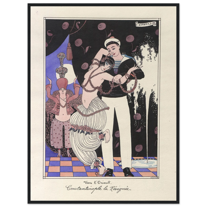 Vers l’Orient. Constantinople la Résignée (1915) Art Print | George Barbier-Quipham Collections