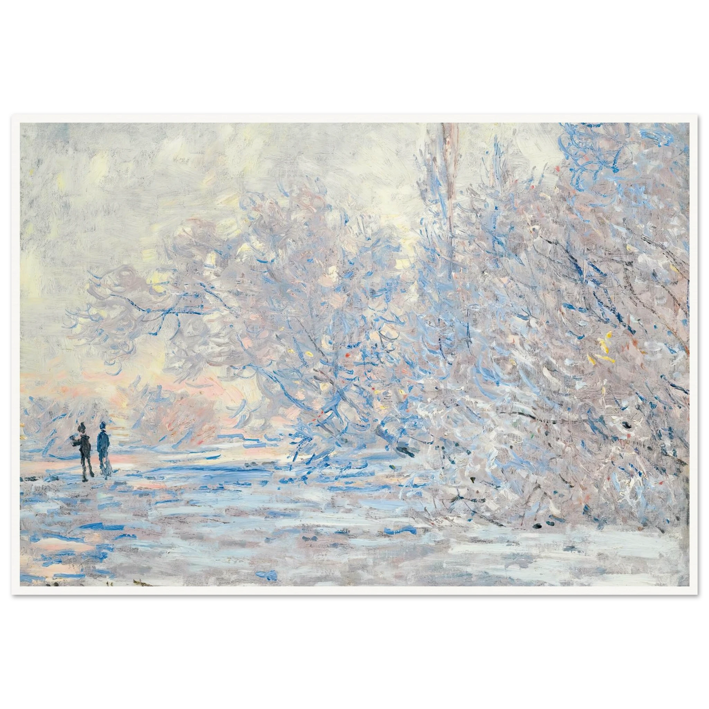 Le Givre À Giverny (1885) Art Print | Claude Monet-Quipham Collections