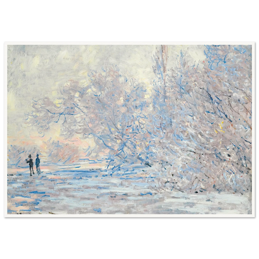 Le Givre À Giverny (1885) Art Print | Claude Monet-Quipham Collections