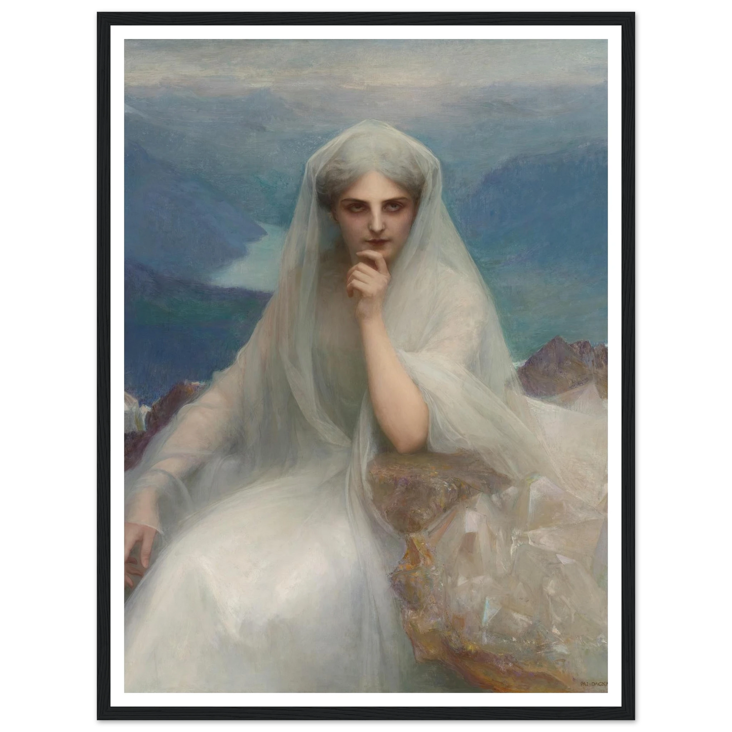 Sur Les Cimes (On The Summit) (1903) Art Print | Pascal Adolphe Jean Dagnan Bouveret-Quipham Collections
