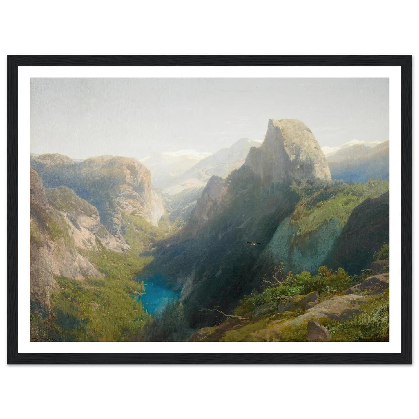 Mirror Lake, Yosemite (1874-1875) Art Print | Hermann Ottomar Herzog-Quipham Collections