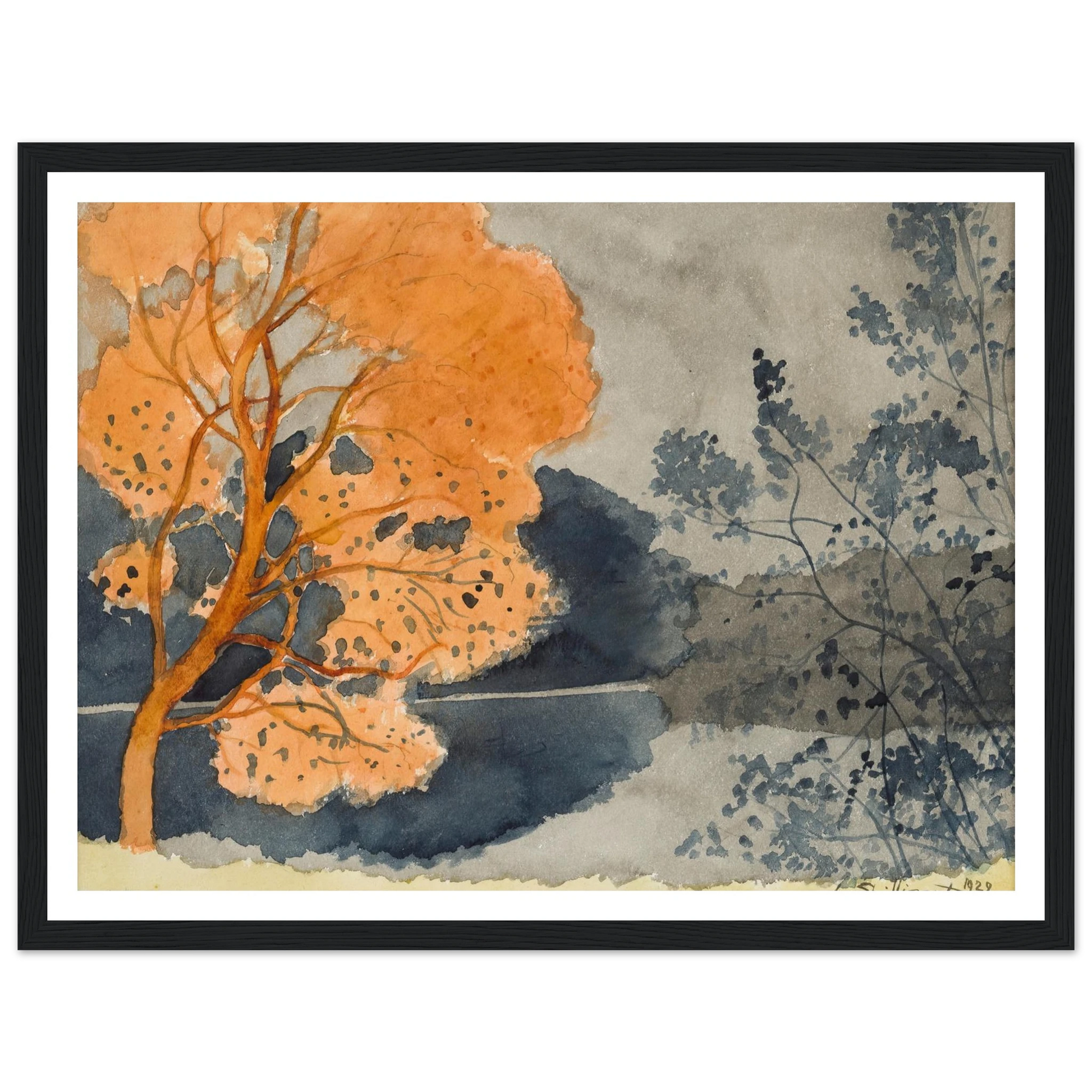 Etang en automne Art Print | Leon Spilliaert-Quipham Collections