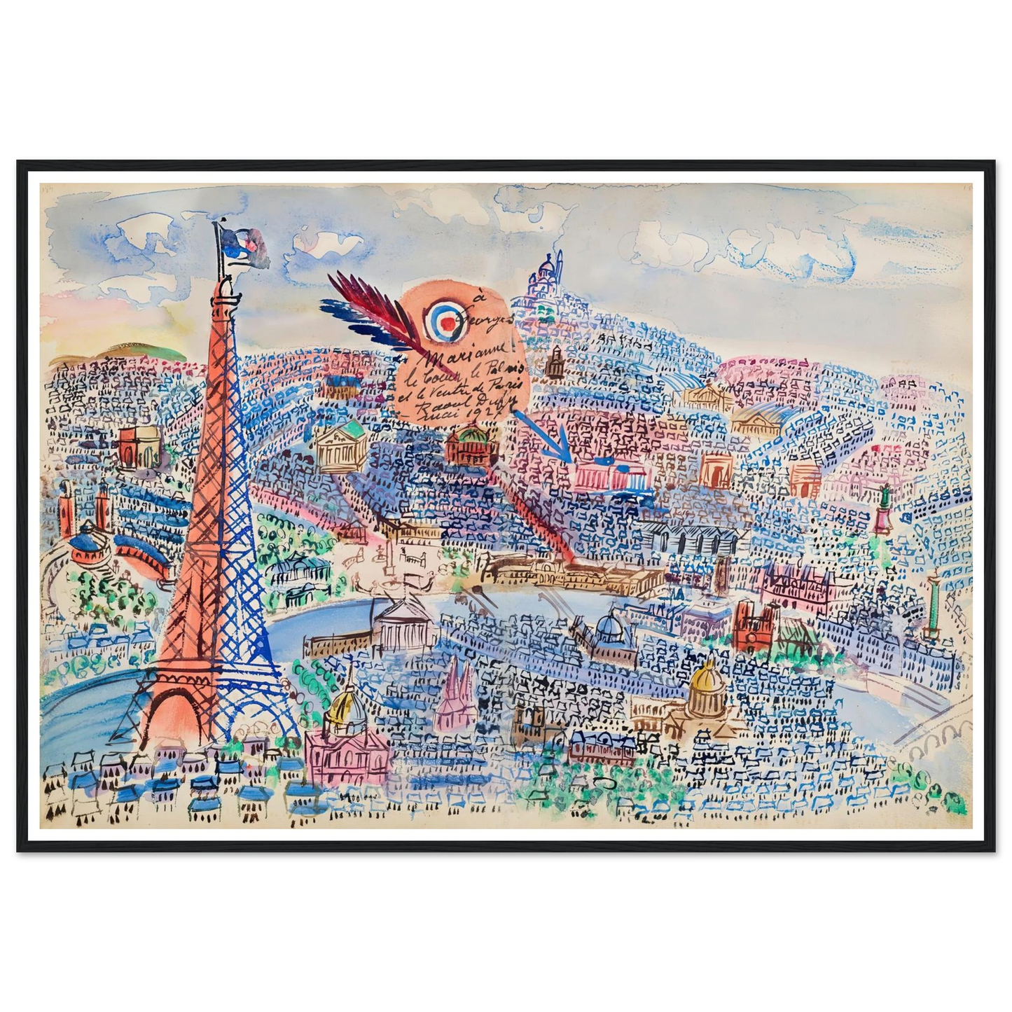 Livre d’or de Marianne (1927) Art Print | Raoul Dufy-Quipham Collections