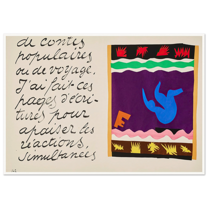 The toboggan (1947) Art Print | Henri Matisse-Quipham Collections