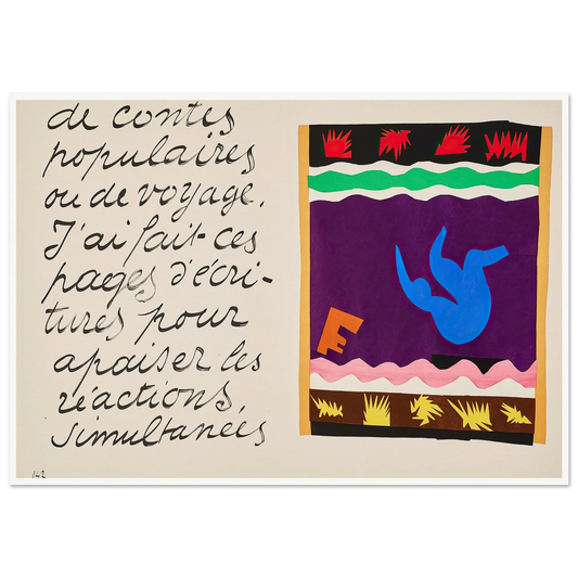 The toboggan (1947) Art Print | Henri Matisse-Quipham Collections