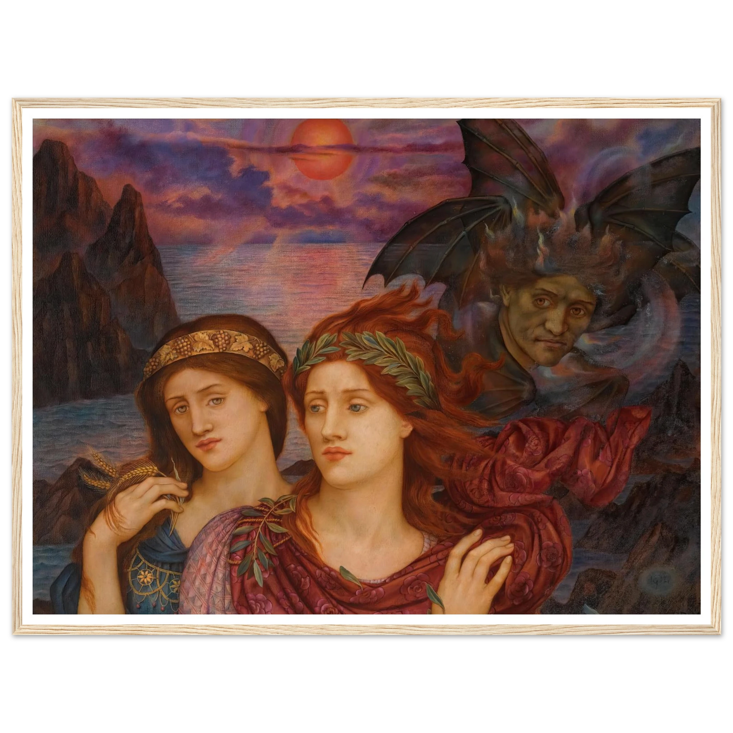 The Vision (1914) Art Print | Evelyn de Morgan-Quipham Collections