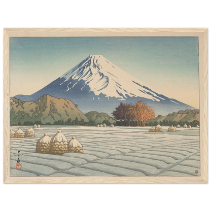 Izu Nagaoka shimo no asa (Frosty morning in Nagaoka, Izu) (1939) Art Print | Kawase Hasui-Quipham Collections
