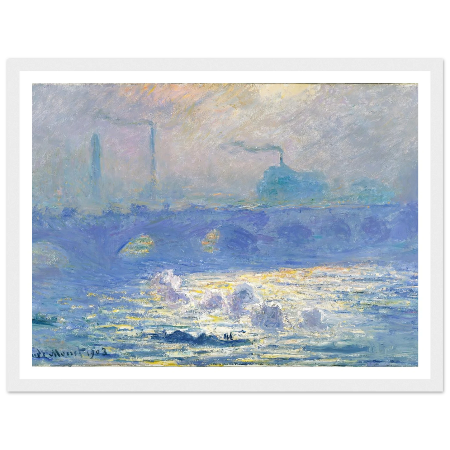 Waterloo Bridge (1903) Art Print | Claude Monet-Quipham Collections