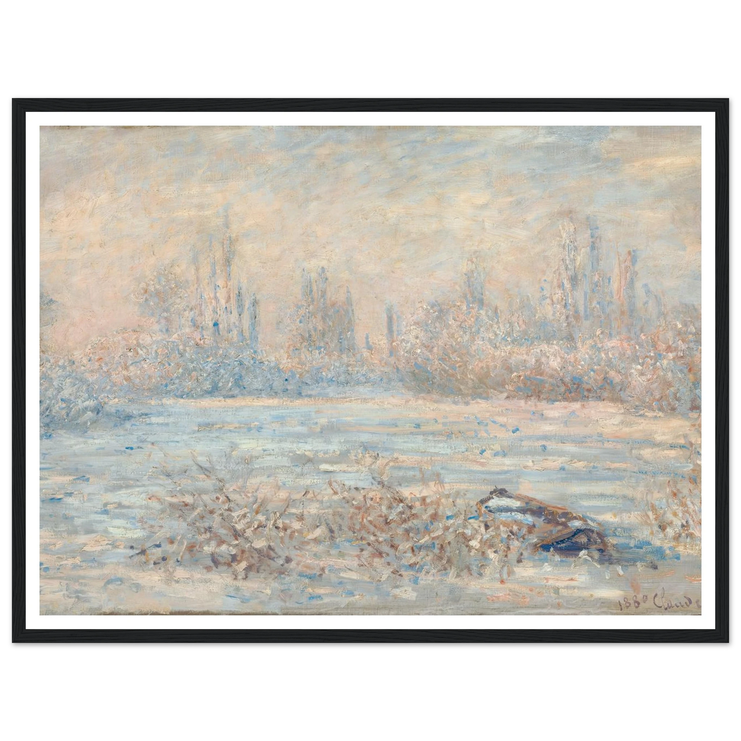 Le Givre (1880) Art Print | Claude Monet-Quipham Collections