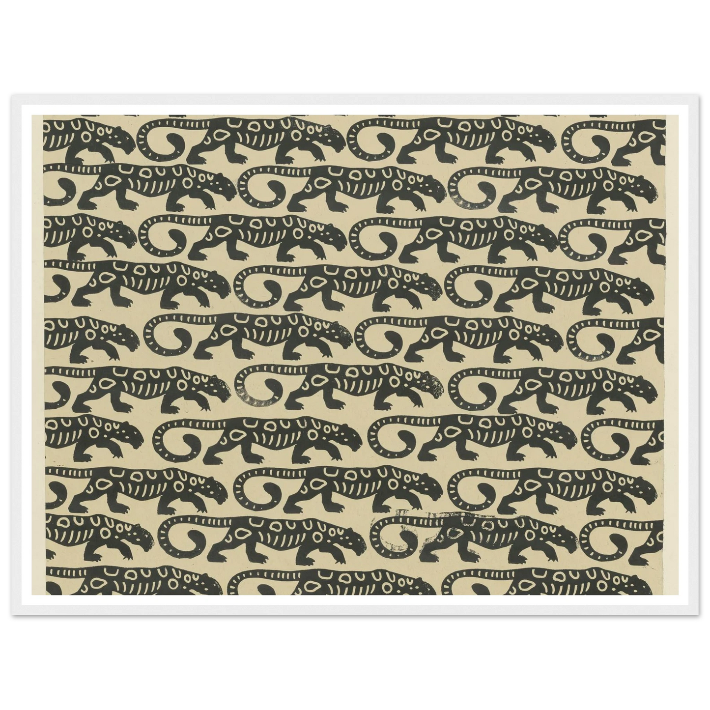 Buntpapier (Leoparden) (1902 - 1906) Art Print | Maria von Uchatius-Quipham Collections