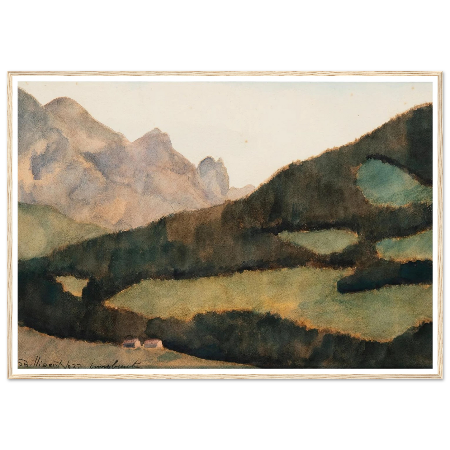 Paysage d’Innsbruck (1932) Art Print | Leon Spilliaert-Quipham Collections