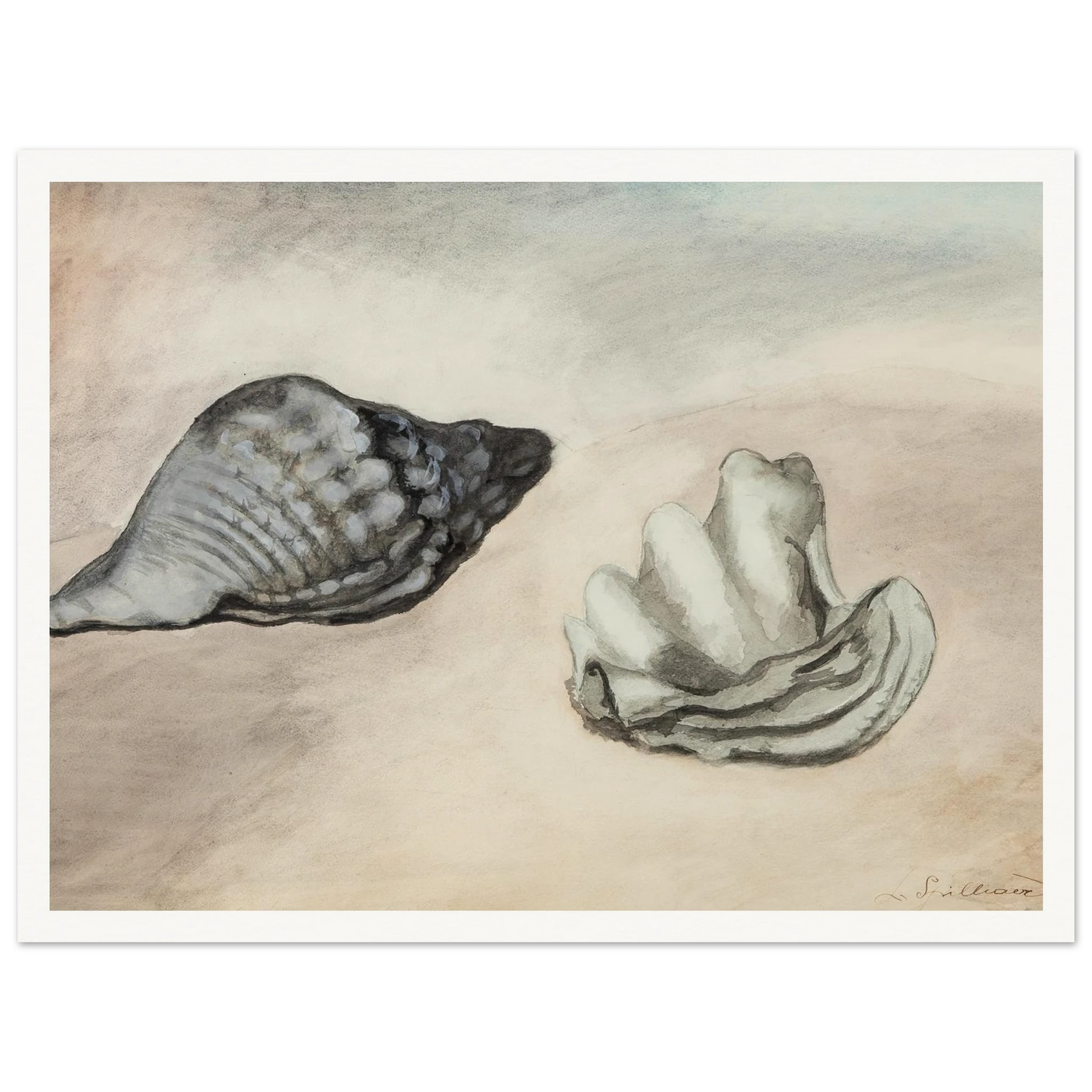 Coquillages (1933) Art Print | Leon Spilliaert-Quipham Collections