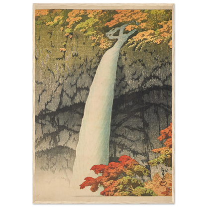 Nikko Kegon taki (Kegon waterfall, Nikko) (1927) Art Print | Kawase Hasui-Quipham Collections