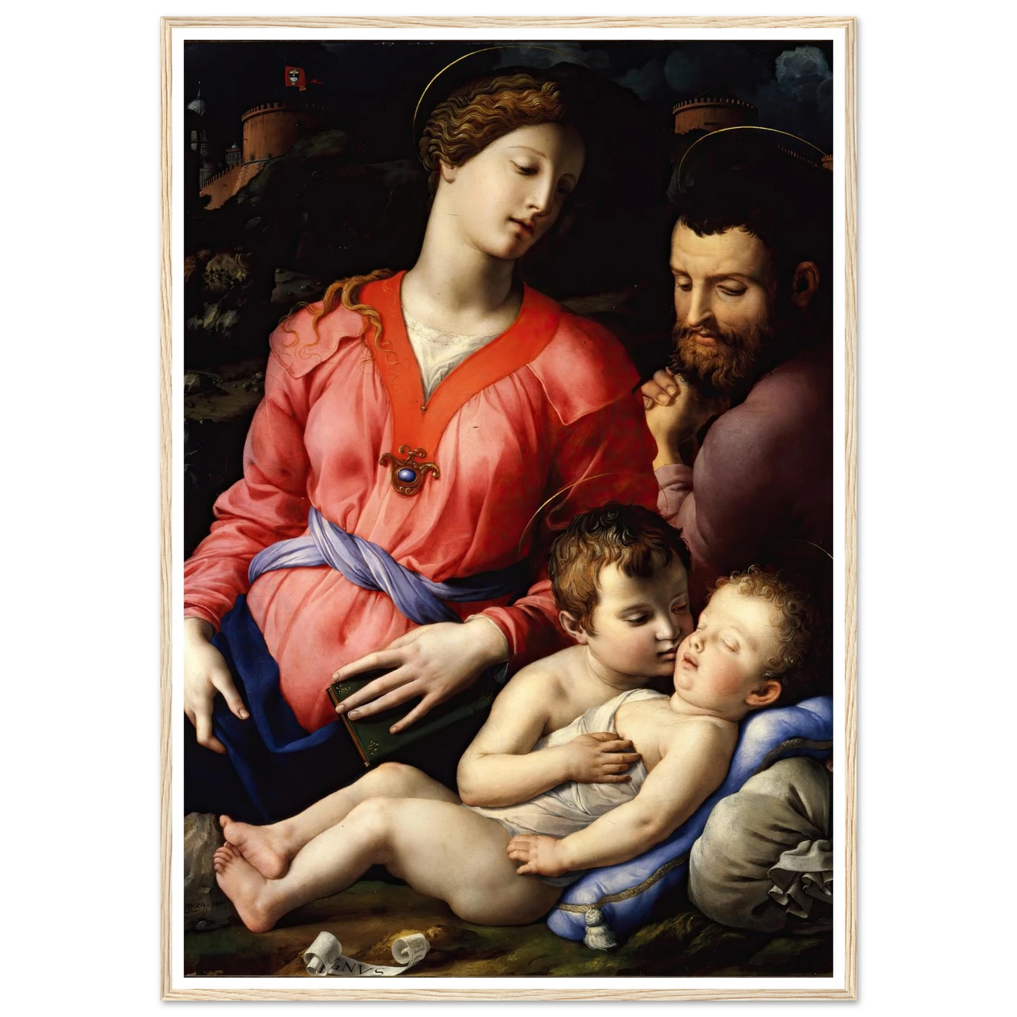 The Panciatichi Holy Family (Circa 1540) Art Print | Agnolo Bronzino-Quipham Collections
