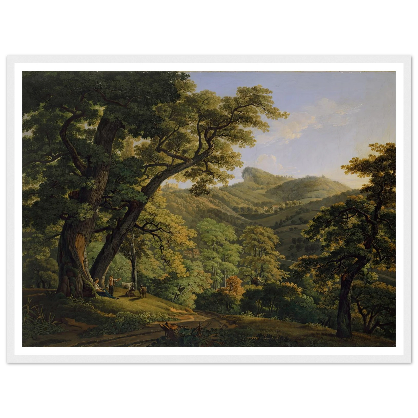 Neu-Schauenburg near Pratteln (1813) Art Print | Peter Birmann-Quipham Collections