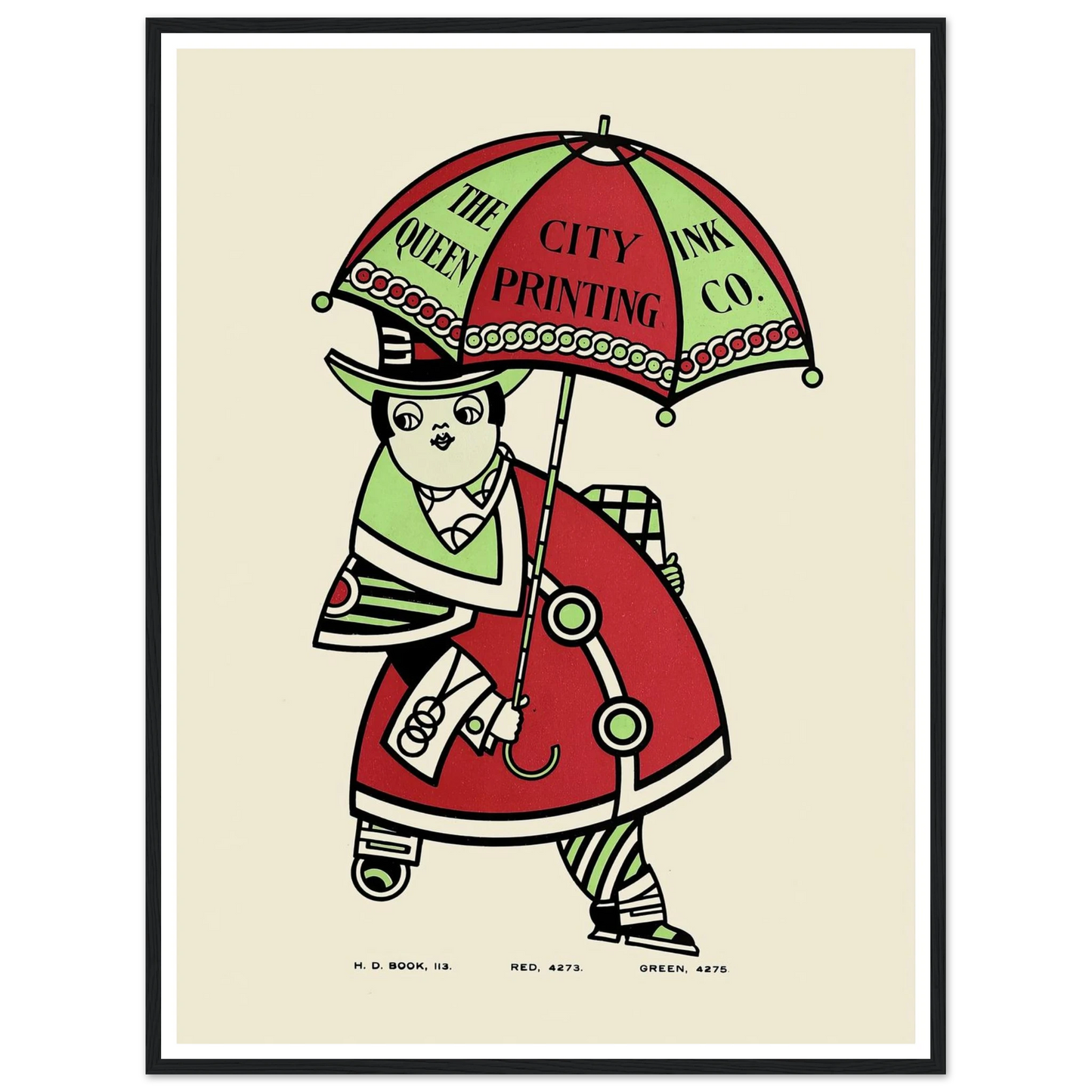 Queen City Ink, Ad. 16 (1890-1913) Art Print | Augustus Jansson-Quipham Collections