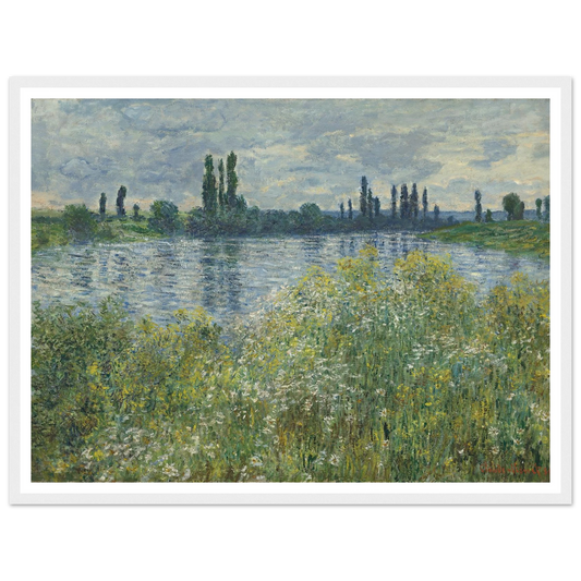 Banks of the Seine,Vétheuil (1880) Art Print | Claude Monet-Quipham Collections