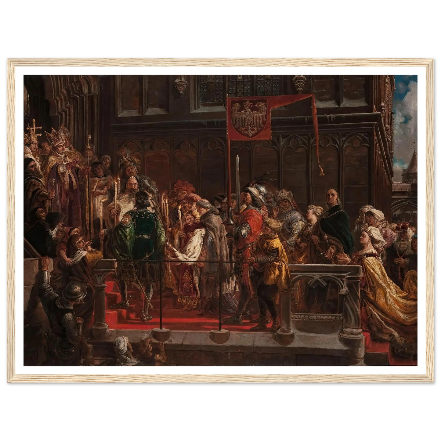 Baptism of Władysław Warneńczyk, 18 February 1425 (1881) Art Print | Jan Matejko-Quipham Collections