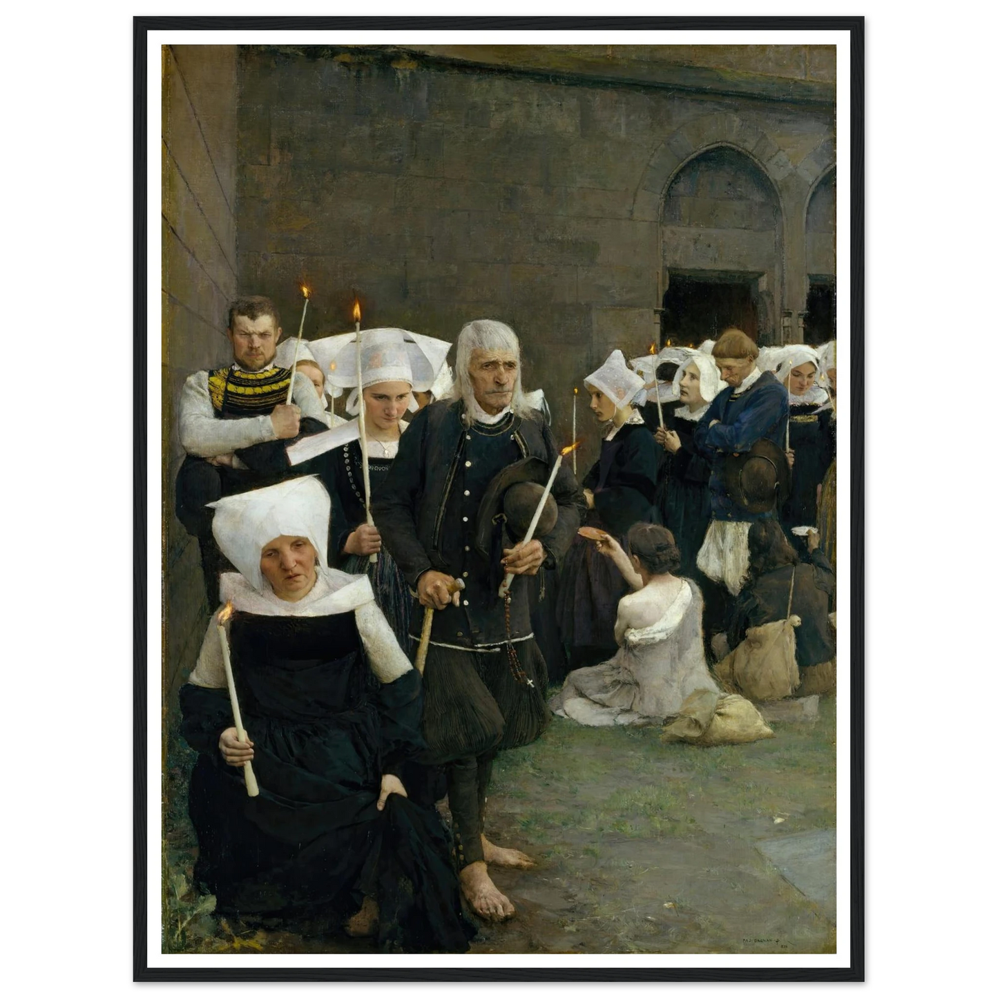 The Pardon in Brittany (1886) Art Print | Pascal Adolphe Jean Dagnan Bouveret-Quipham Collections