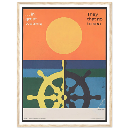 In great water; … Psalms 107_23 (1963) Art Print | Joseph Binder-Quipham Collections