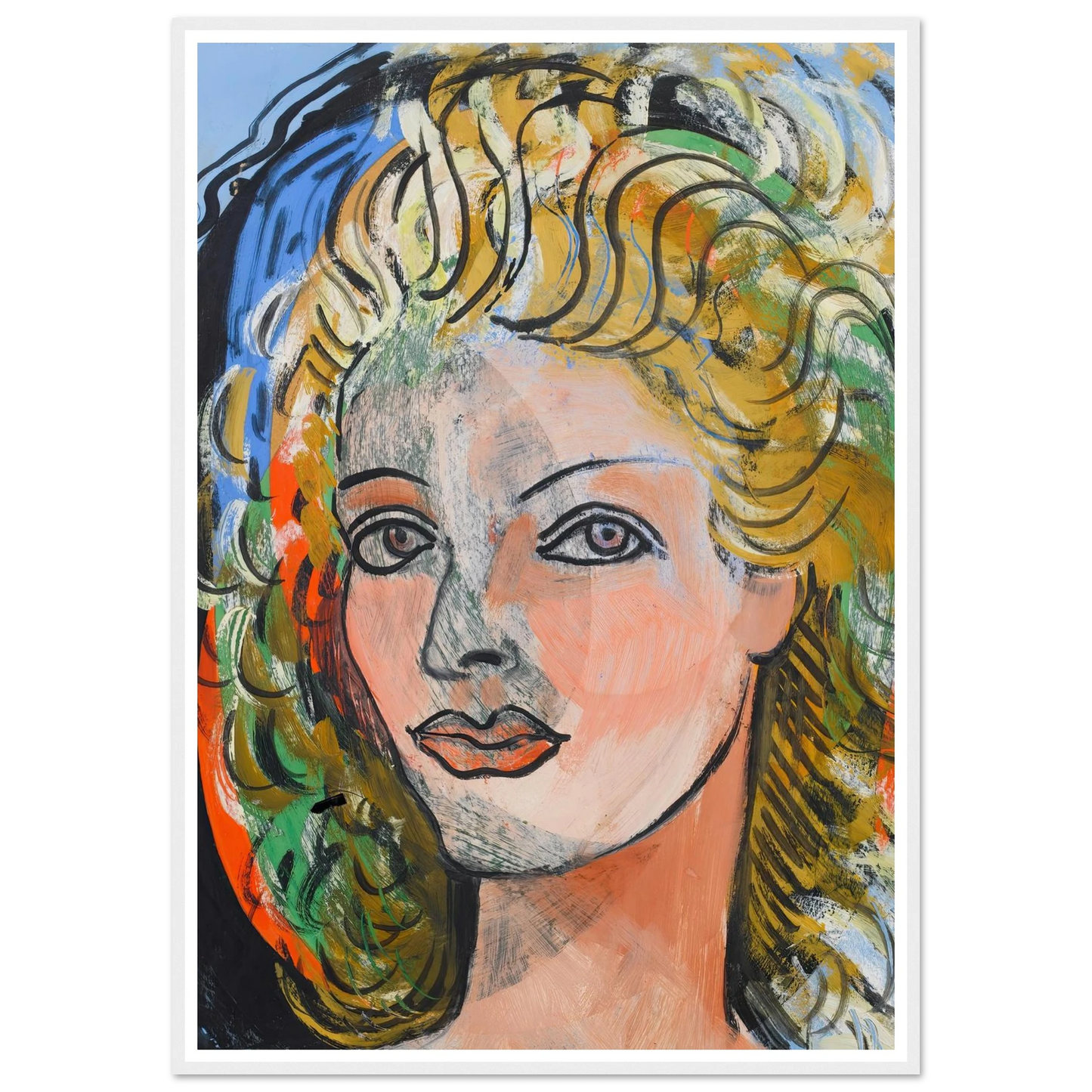 La blonde (circa 1940-1946) Art Print | Francis Picabia-Quipham Collections
