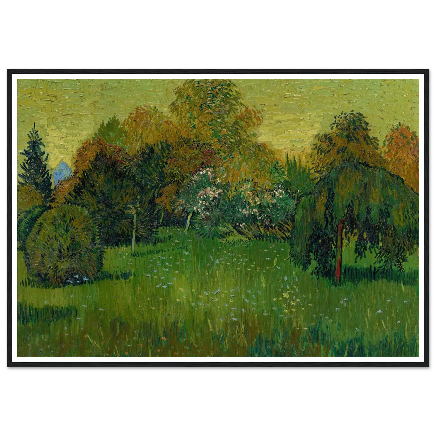 The Poet’s Garden (1888) Art Print | Vincent van Gogh-Quipham Collections