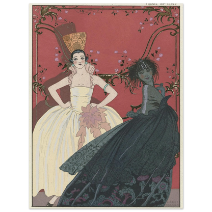 Le Jour et la Nuit (1922) Art Print | George Barbier-Quipham Collections