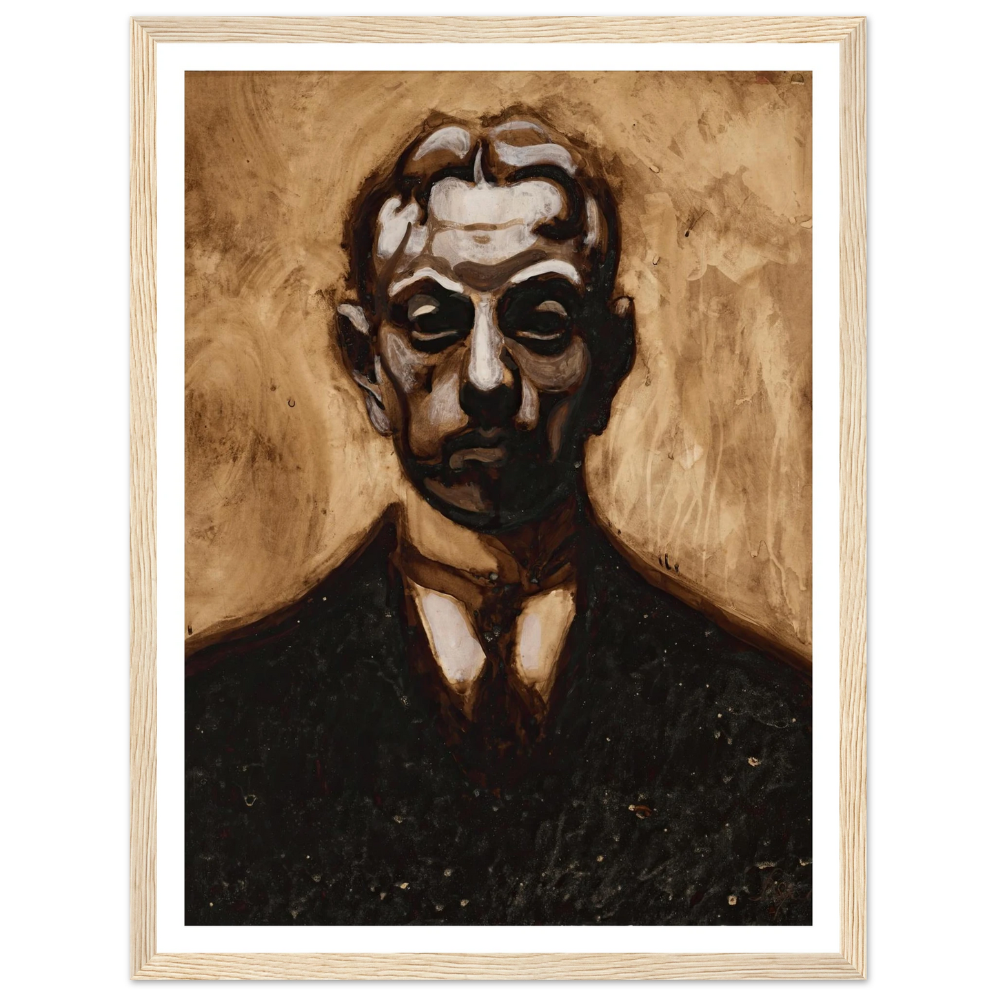 Autoportrait Art Print | Leon Spilliaert-Quipham Collections