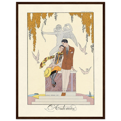 L’Automne (Autumn) (1922–1926) Art Print | George Barbier-Quipham Collections