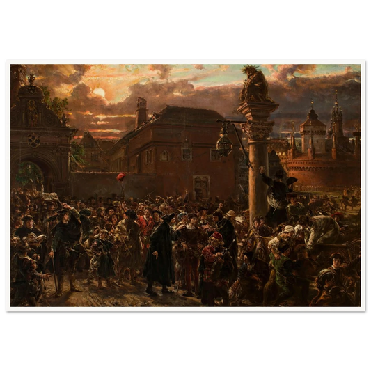 Students Leaving Krakow in 1549 (1892) Art Print | Jan Matejko-Quipham Collections