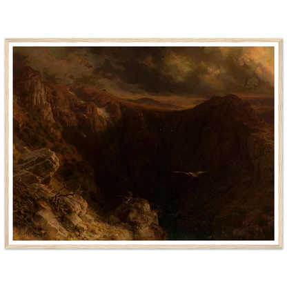 Evening in the mountains (1843) Art Print | August Behrendsen-Quipham Collections