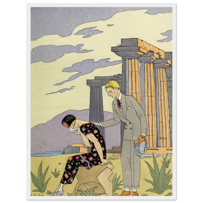 Falbalas et fanfreluches, Paestum (1925) Art Print | George Barbier-Quipham Collections