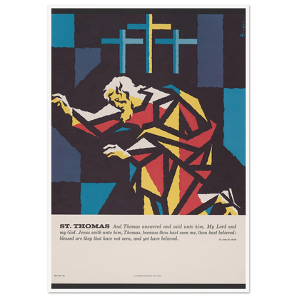 St. Thomas (1962) Art Print | Joseph Binder-Quipham Collections