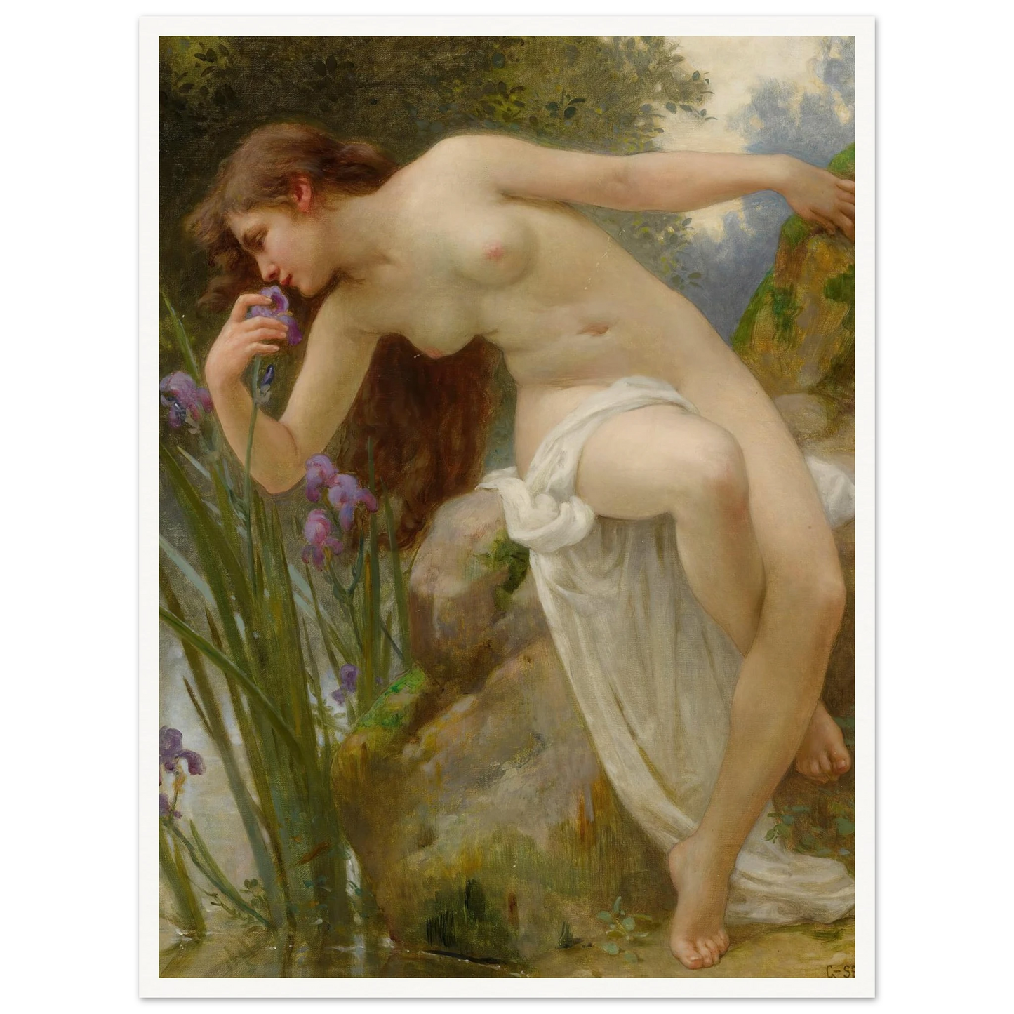 The Fragrant Iris Art Print | Guillaume Seignac-Quipham Collections