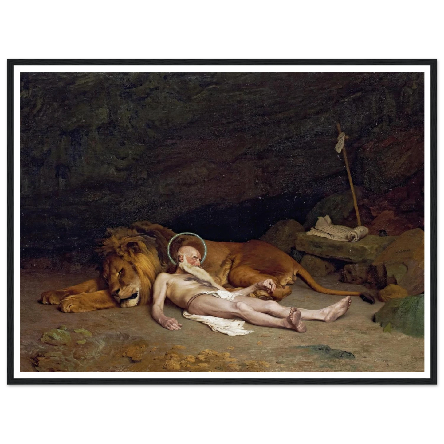 Saint Jerome (1874) Art Print | Jean Leon Gerome-Quipham Collections