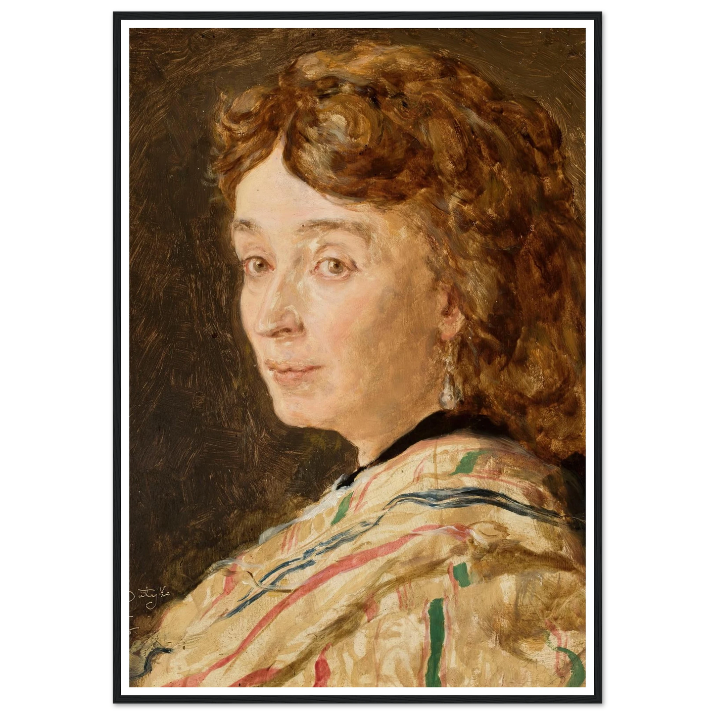 Portrait of Ludwika Groppler (1872) Art Print | Jan Matejko-Quipham Collections