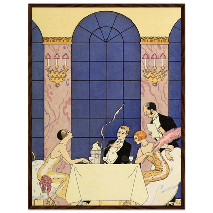 Falbalas et fanfreluches, La Gourmandise (1925) Art Print | George Barbier-Quipham Collections