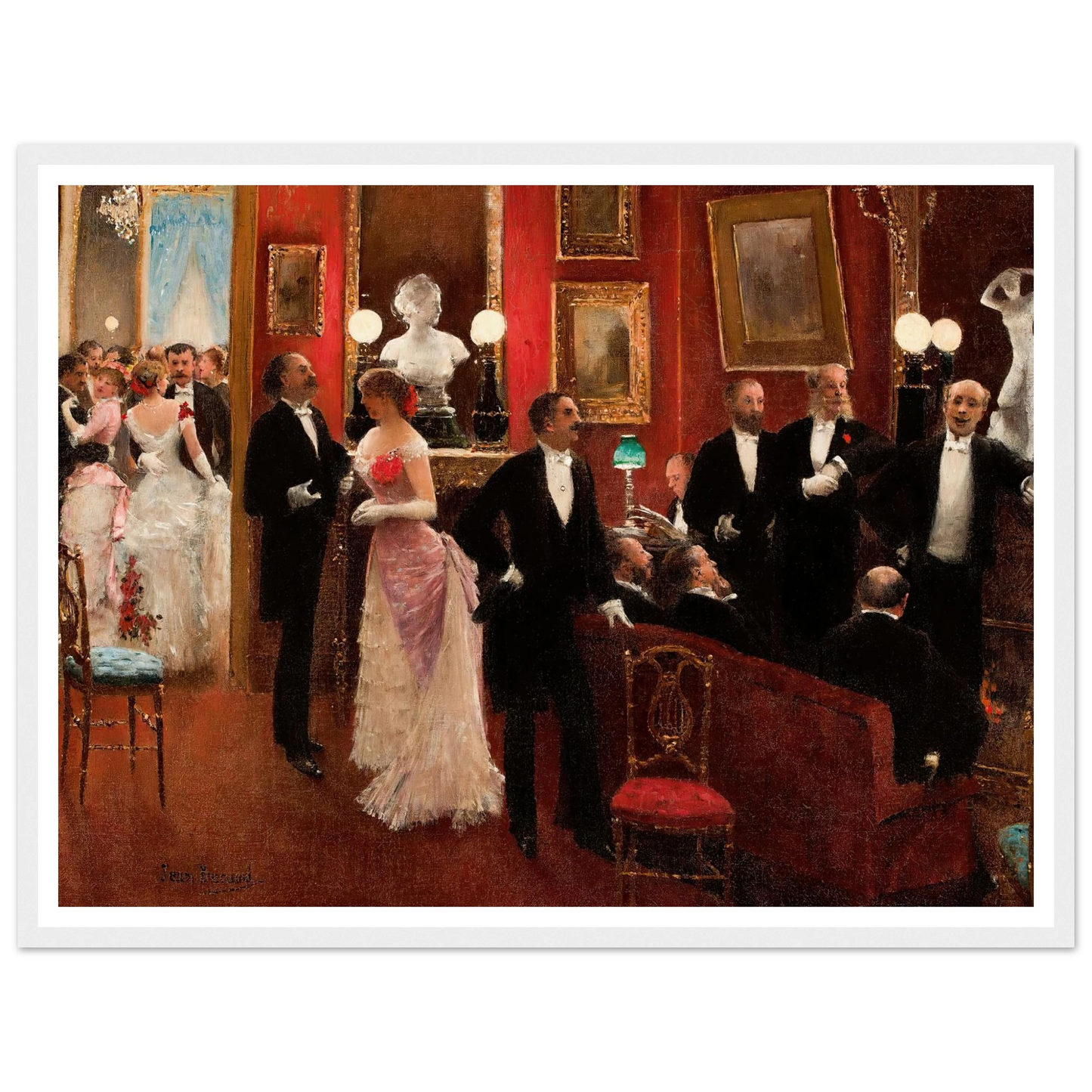 Scène Du Bal Art Print | Jean Beraud-Quipham Collections