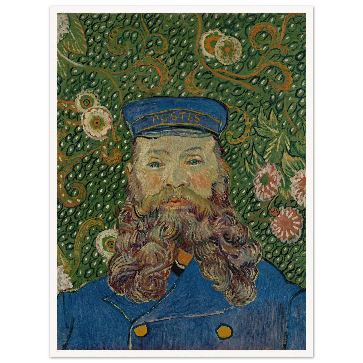 Portrait of Joseph Roulin (1889) Art Print | Vincent van Gogh-Quipham Collections