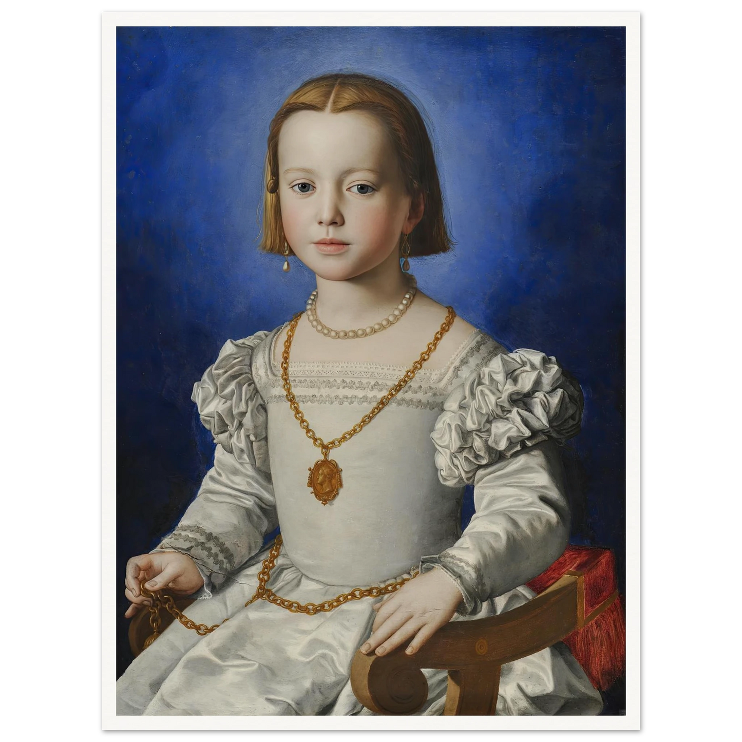 Bia Di Cosimo De‘ Medici (1542-1545) Art Print | Agnolo Bronzino-Quipham Collections