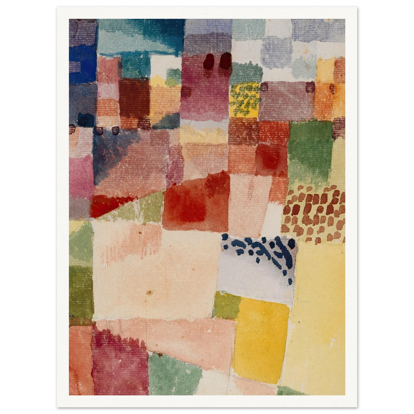 Motif from Hammamet (1914) Art Print | Paul Klee-Quipham Collections