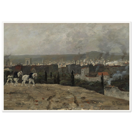 Parisian View (1879) Art Print | Frits Thaulow-Quipham Collections