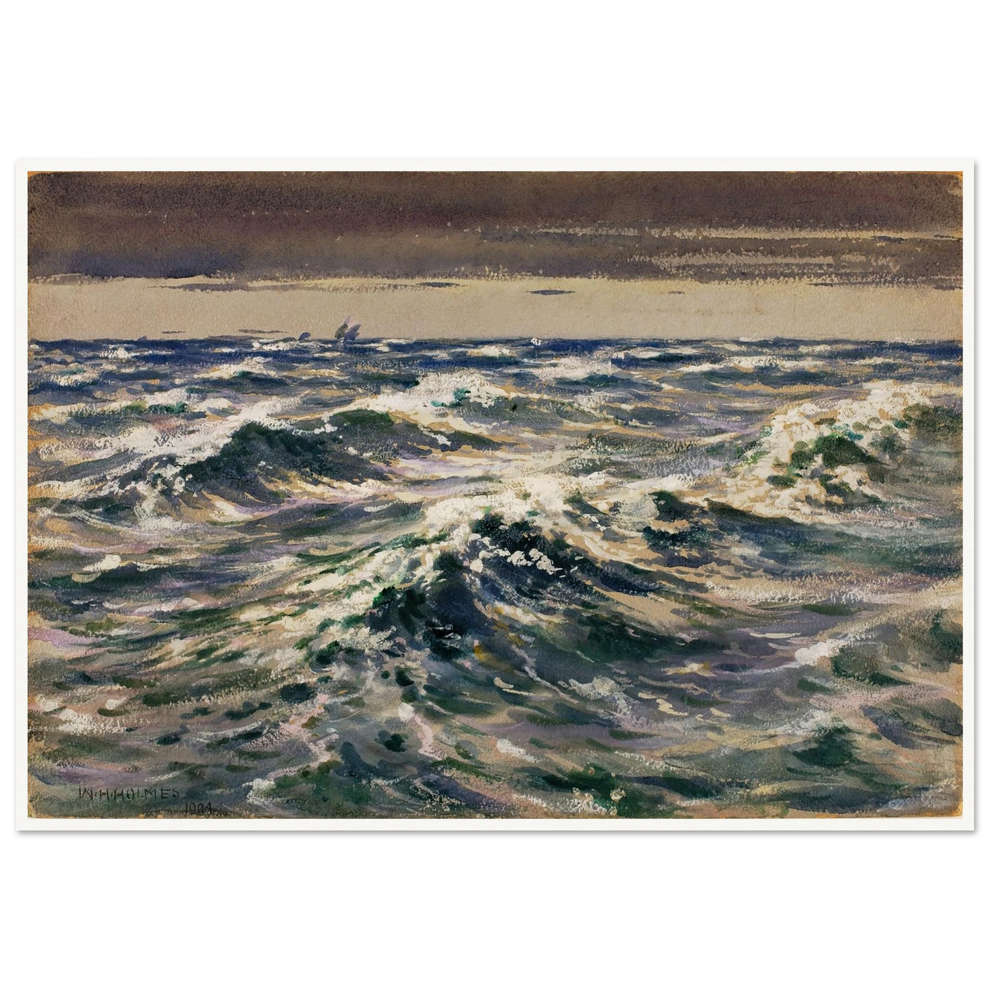 The Open Sea (1904) Art Print | William Henry Holmes-Quipham Collections